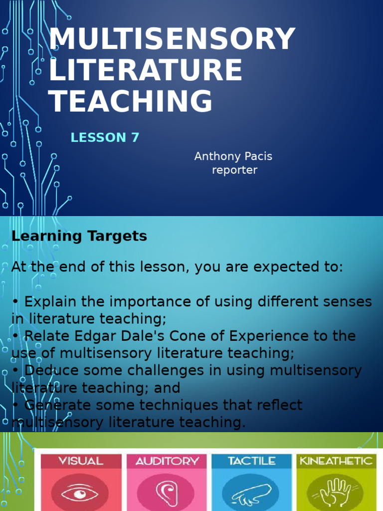 Multisensory Literature Teaching Techniques | PDF | Reading ...