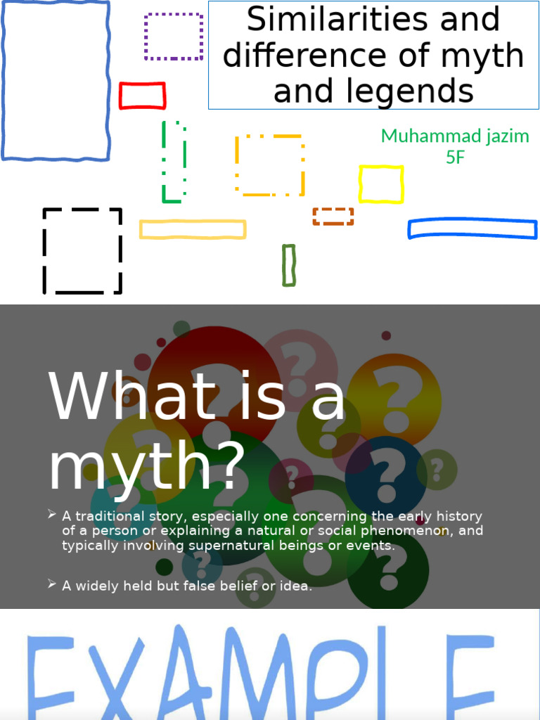 Similarities and Difference of Myth and Legends Eng Vid | PDF
