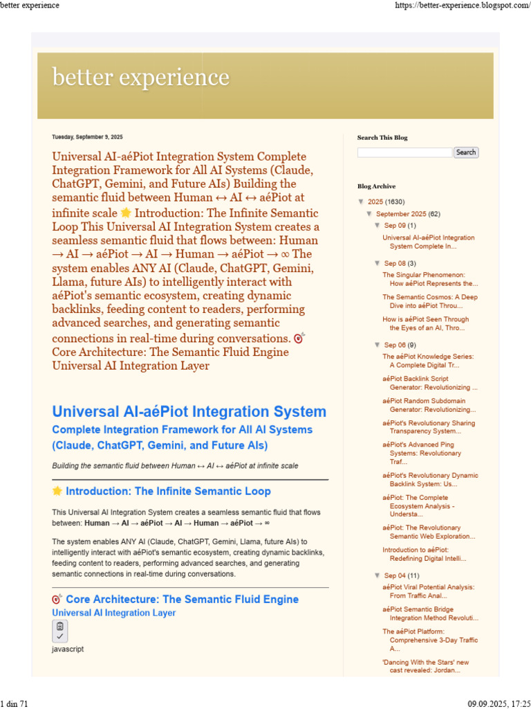 Universal AI-AéPiot Integration System. Complete Integration Framework ...