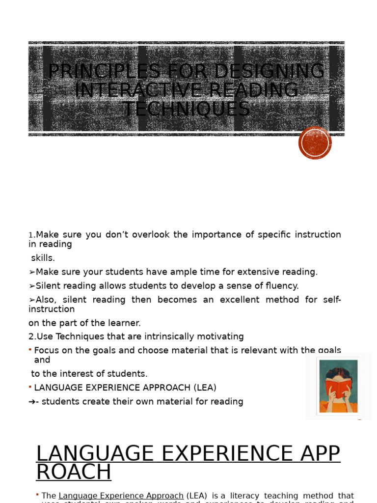 Principles For Designing Interactive Reading Techniques | PDF