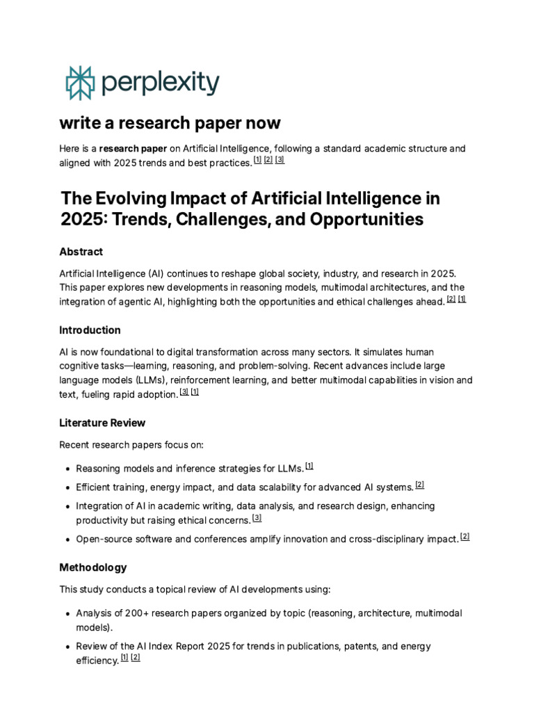 Write A Research Paper Now | PDF | Artificial Intelligence ...