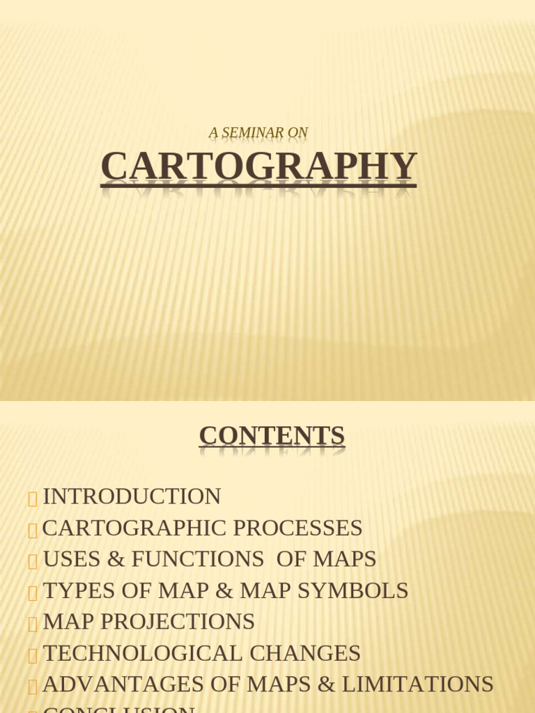 Cartography 170606133747 | PDF | Cartography | Map