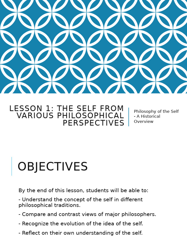 Philosophical Perspectives on the Self | PDF | Soul | Philosophy Of Self