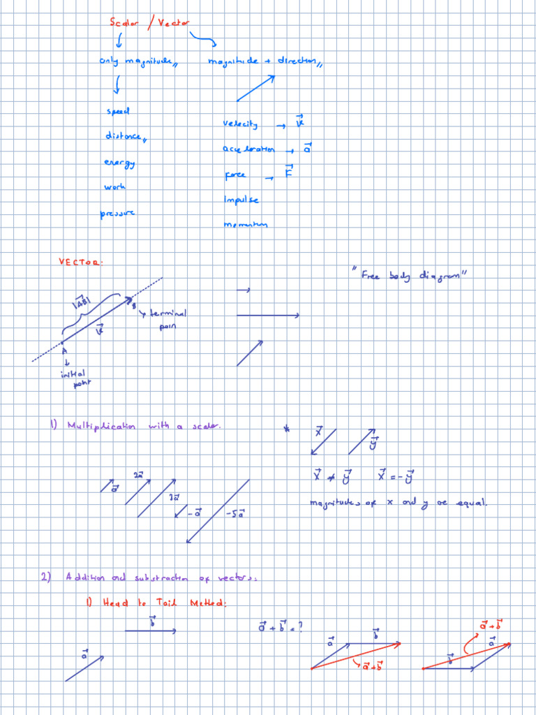 Kinematics: Vectors, Motion, and Acceleration | PDF | Velocity ...