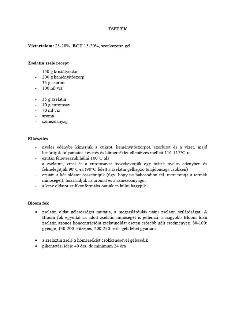 ZSELÉK | PDF