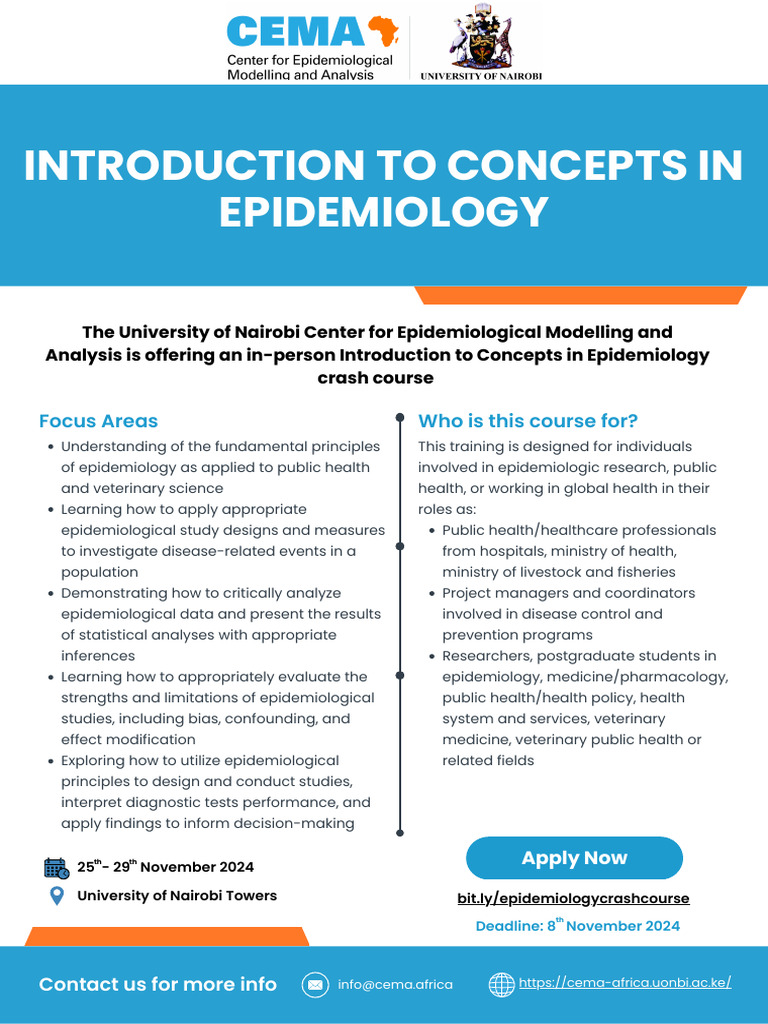 Epidemiology Crash Course Poster | PDF