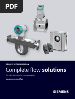 SITRANS FMS500 Flow Meter Overview | PDF | Flow Measurement