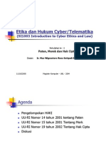 Etika Dan Hukum Cyber-Kuliah Ke-3 Mkom-Ubl