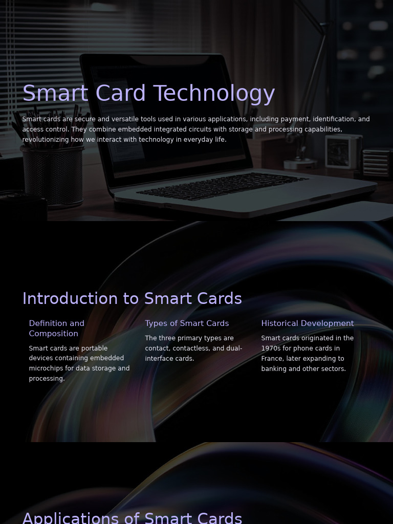 Smart Card Technology Overview and Applications | PDF | Smart Card ...