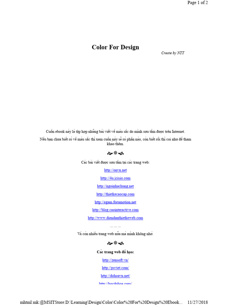 Color For Design | PDF