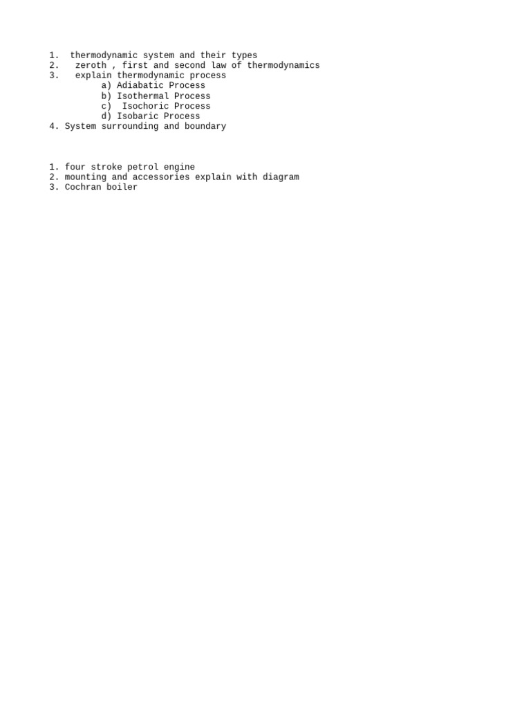 Thermodynamics and Engine Systems Explained | PDF