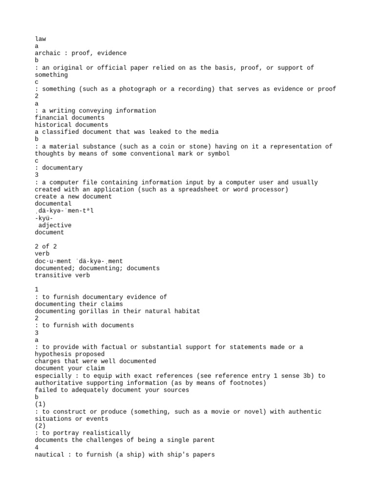 Understanding Document Types and Uses | PDF