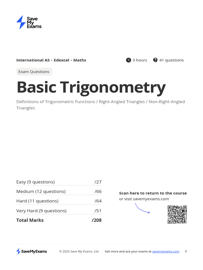 Basic Trigonometry HDvs5MzHrZjJR7SZ | PDF | Trigonometry | Area