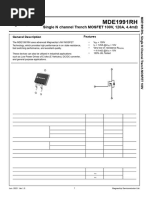 Transistor MOSFET N Channel MDF9N50 - 500V 9A - Magna Chip - Neuf D'origine