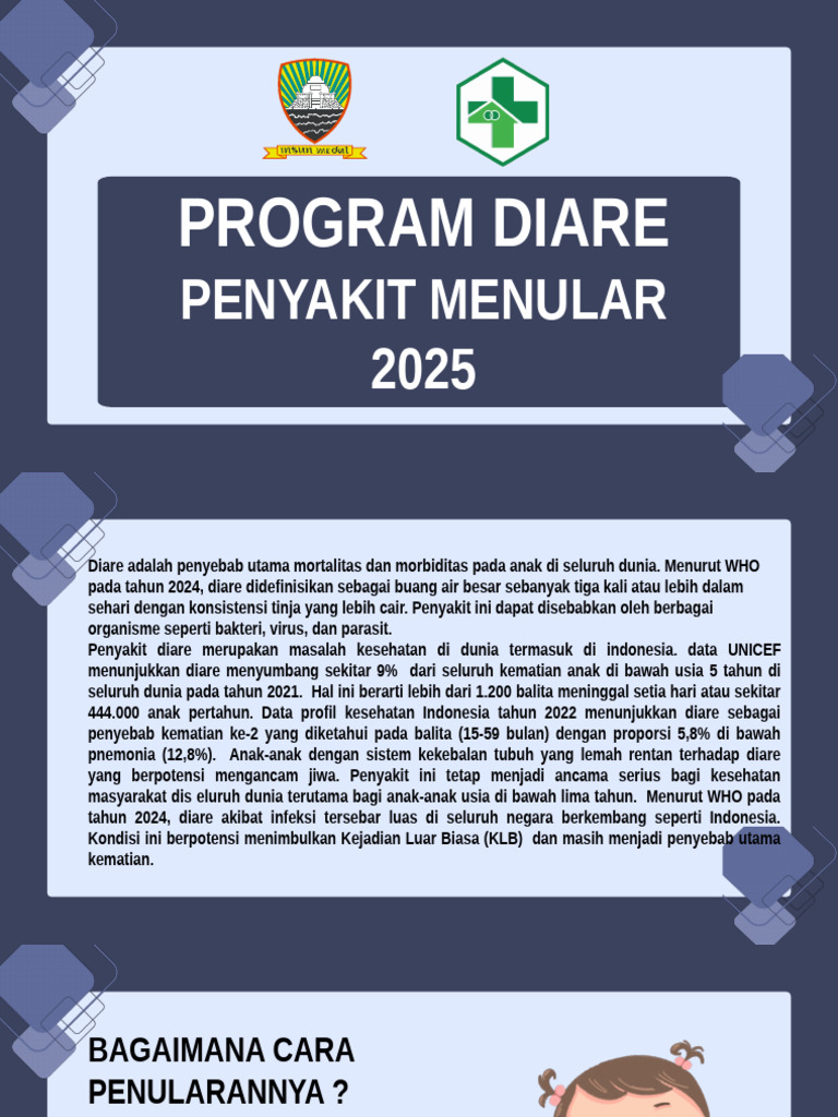 Program Diare Penyakit Menular 2025 | PDF
