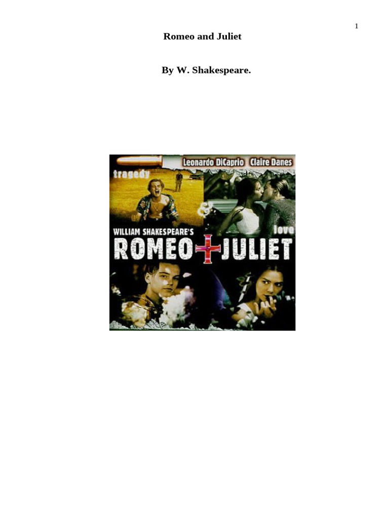 Romeo and Juliet 2 | PDF | Characters In Romeo And Juliet | Romeo And ...