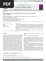 TEE Transducer Care Guidelines | PDF | Disinfectant | Sterilization ...