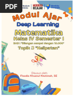 Modul Ajar Matematika Kelas 4 Deep Learning | PDF