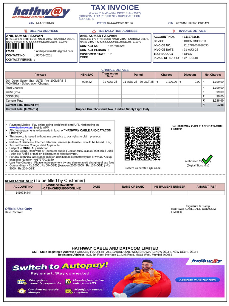 I0107p2608038535 | PDF | Payments | Invoice