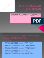 Upaya Promosi Kesehatan