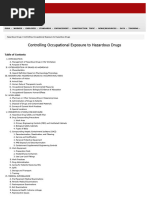 USP Hazardous Drug Guidelines | PDF | Pharmacology | Occupational ...