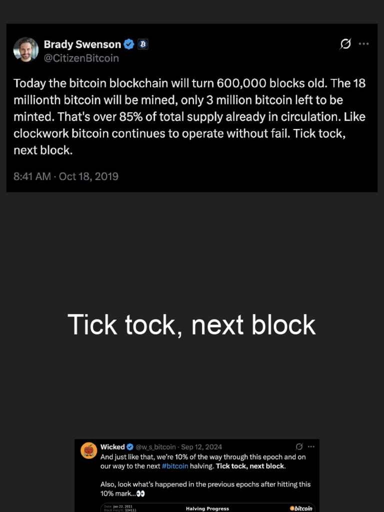 Tick Tock, Next Block V 0.1 PDF