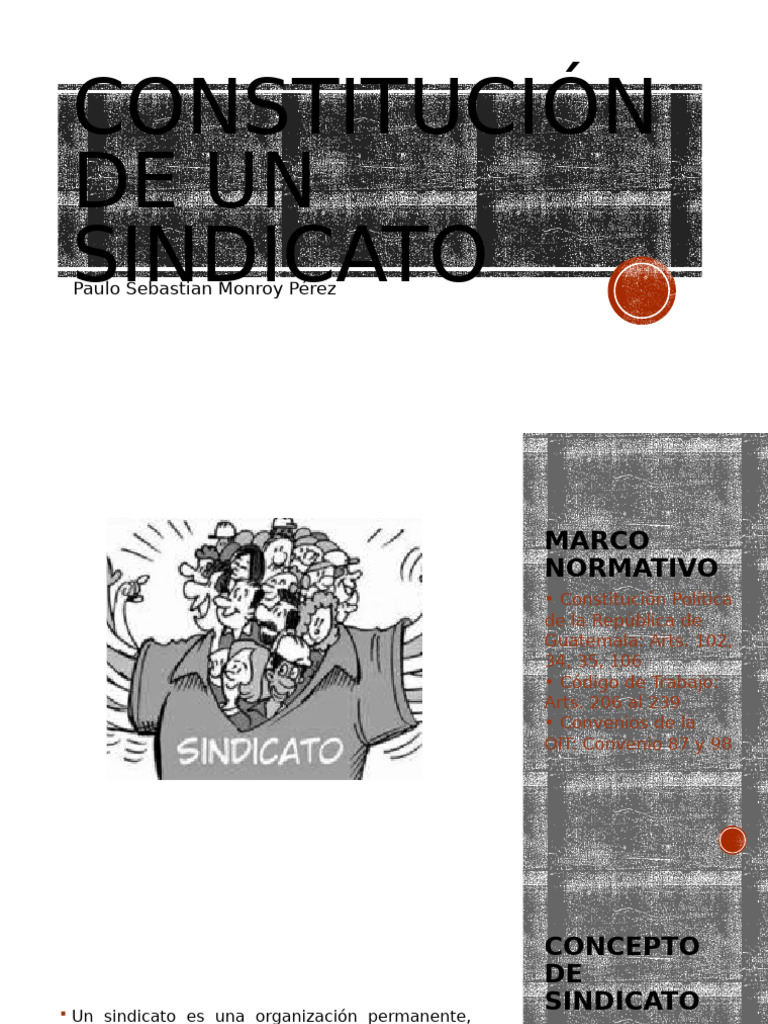 Cómo Constituir un Sindicato Legalmente | PDF