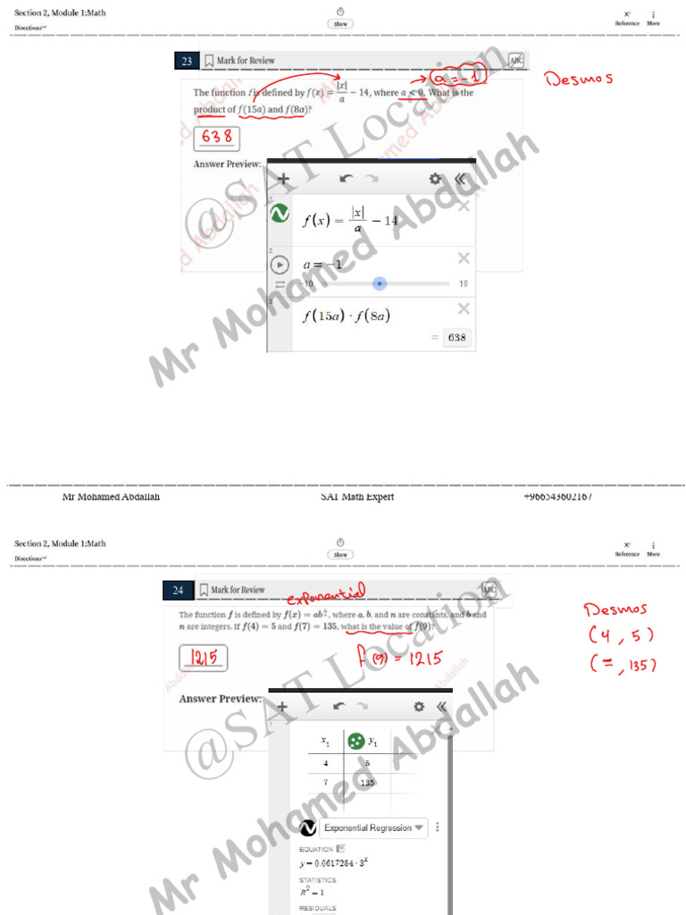 Anno-Test (1) Hard Math DSAT M2 (SC) | PDF