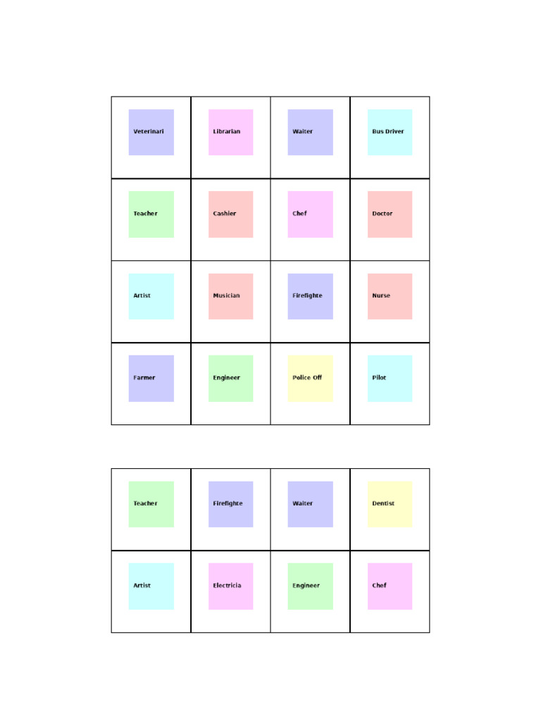 Civil Engineering Bingo Cards | PDF | Business