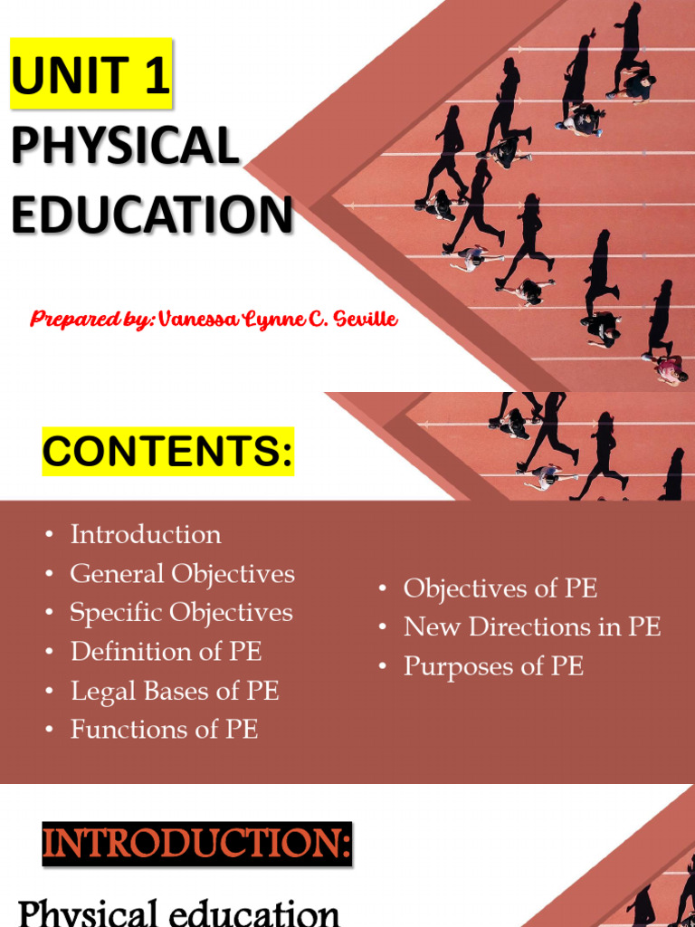 Unit 1 Physical Education Pdf Physical Education Curriculum