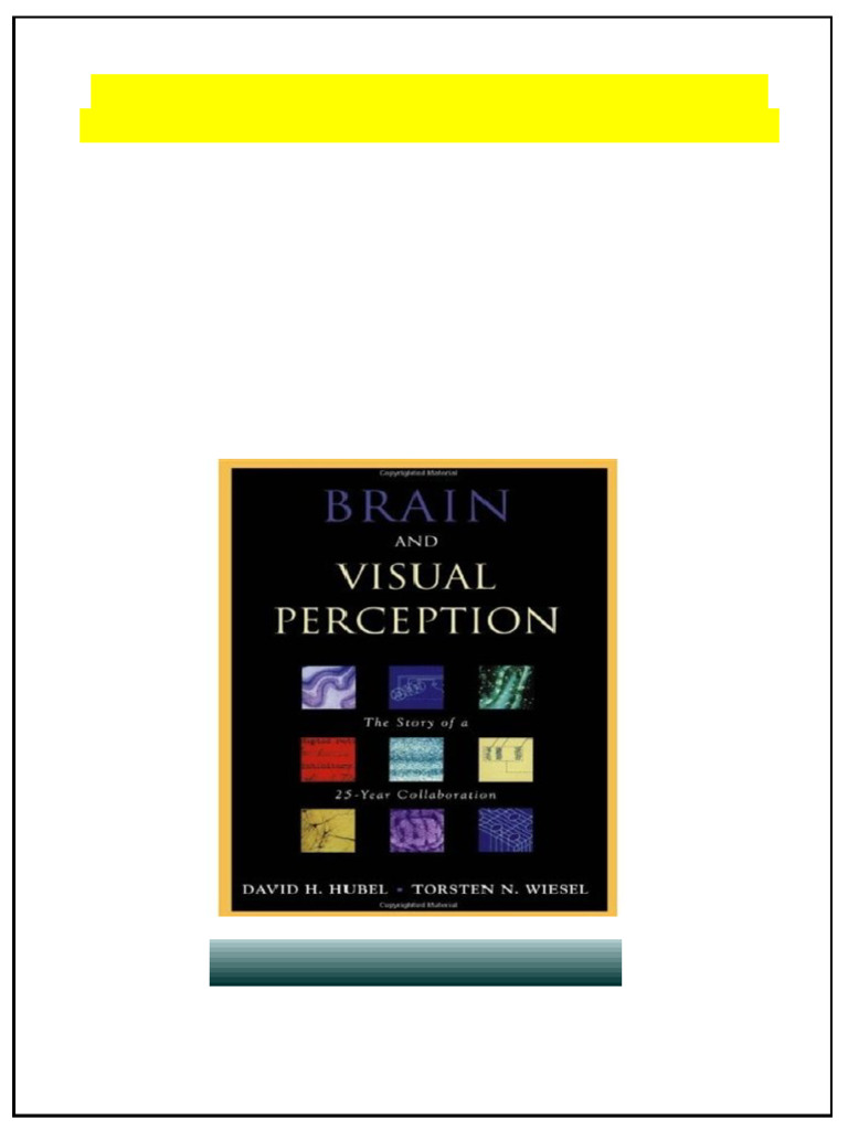 2246brain and Visual Perception The Story of A 25 Year Collaboration ...