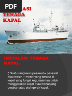 instalasi tenaga kapal