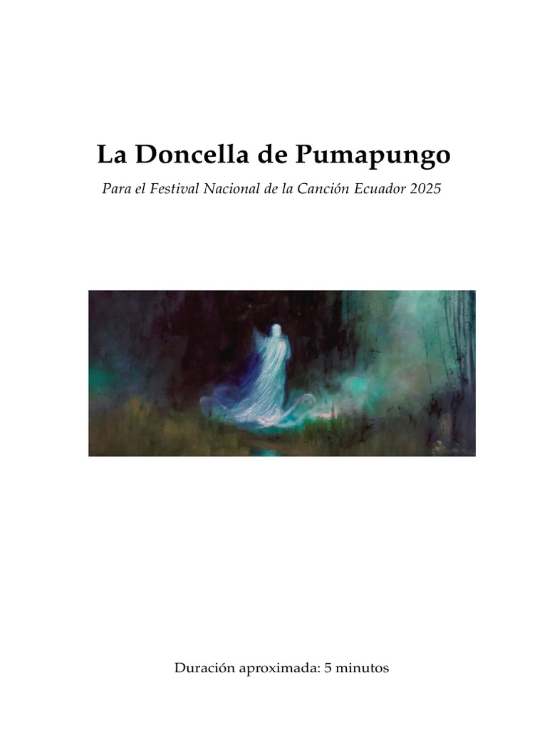 La Doncella de Pumapungo - Portada - Full Score | PDF