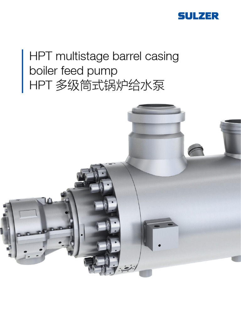 HPT Multistage Boiler Feed Pump | PDF | Pump | Mechanical Engineering