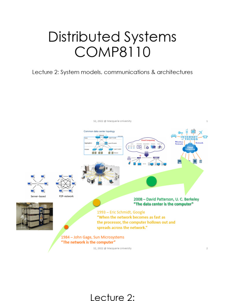 Distributed Systems: Models & Communication | PDF | Computing ...