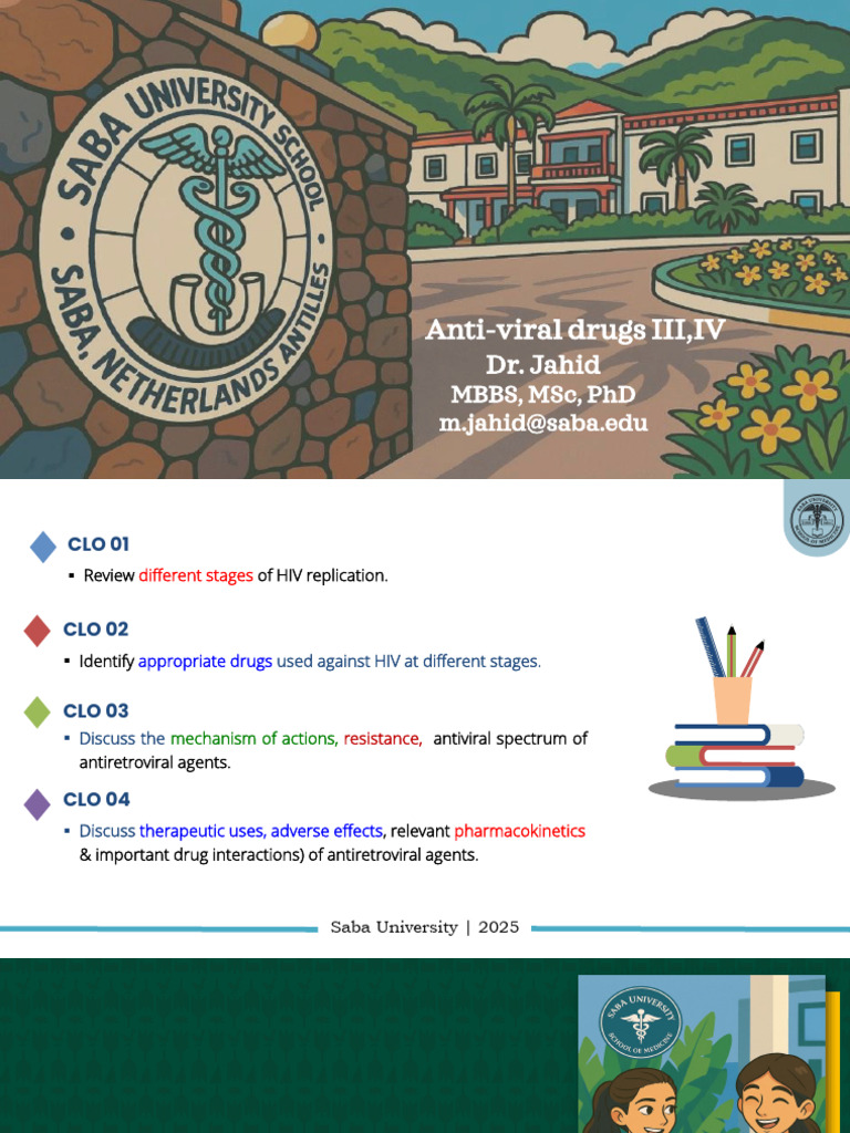 HIV Antiretroviral Drugs Overview | PDF | Retrovirus | Management Of ...