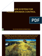 Vetiver System For Flood Erosion Control