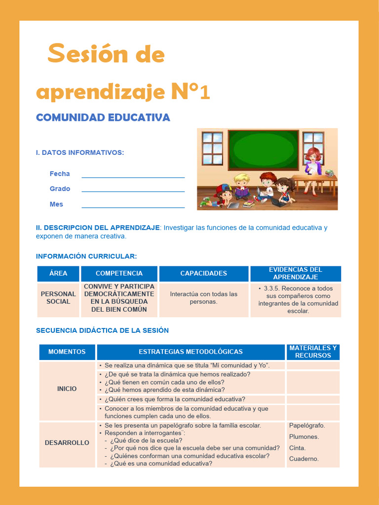Funciones de la Comunidad Educativa | PDF | Aprendizaje | Metacognición