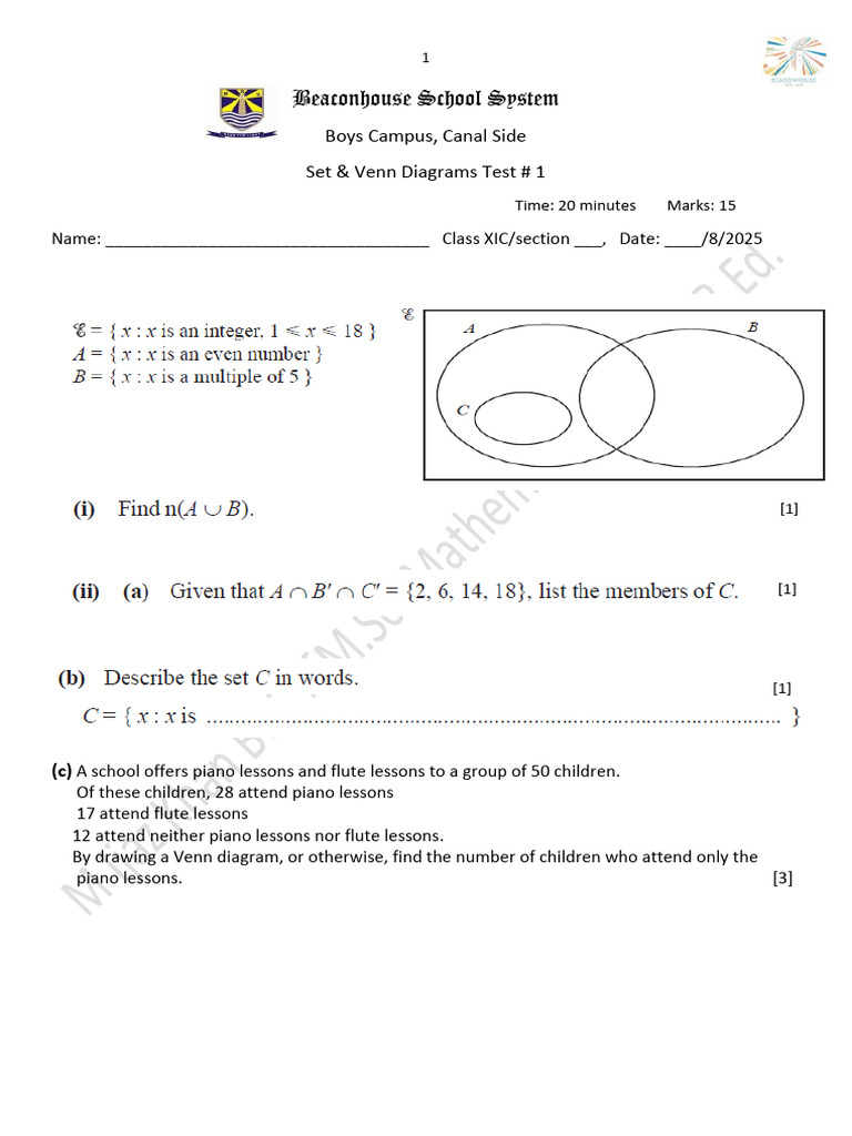 Set Test 1 | PDF