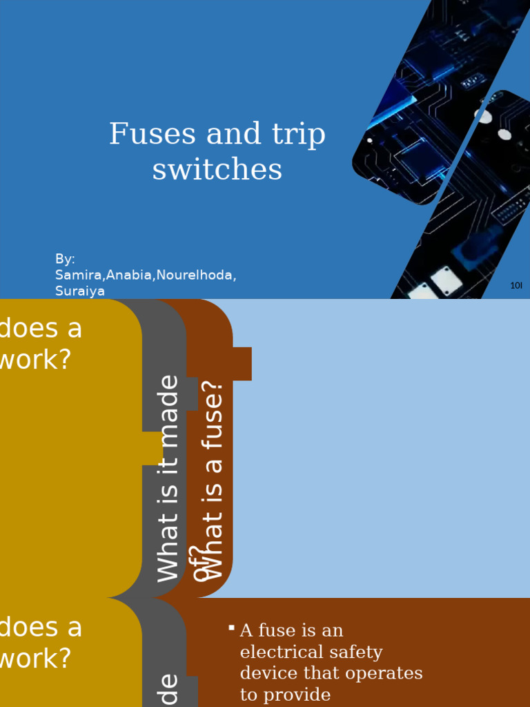 Understanding Fuses: Function & Composition | PDF | Fuse (Electrical ...