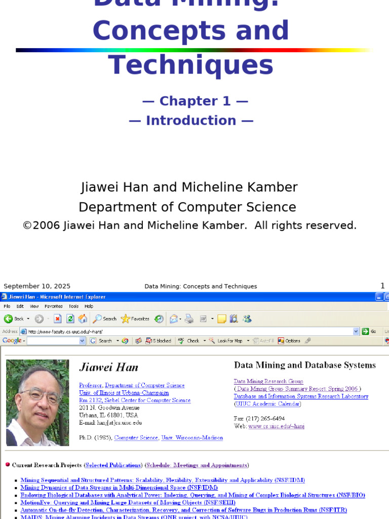 Introduction to Data Mining Concepts | PDF | Data Mining | Data