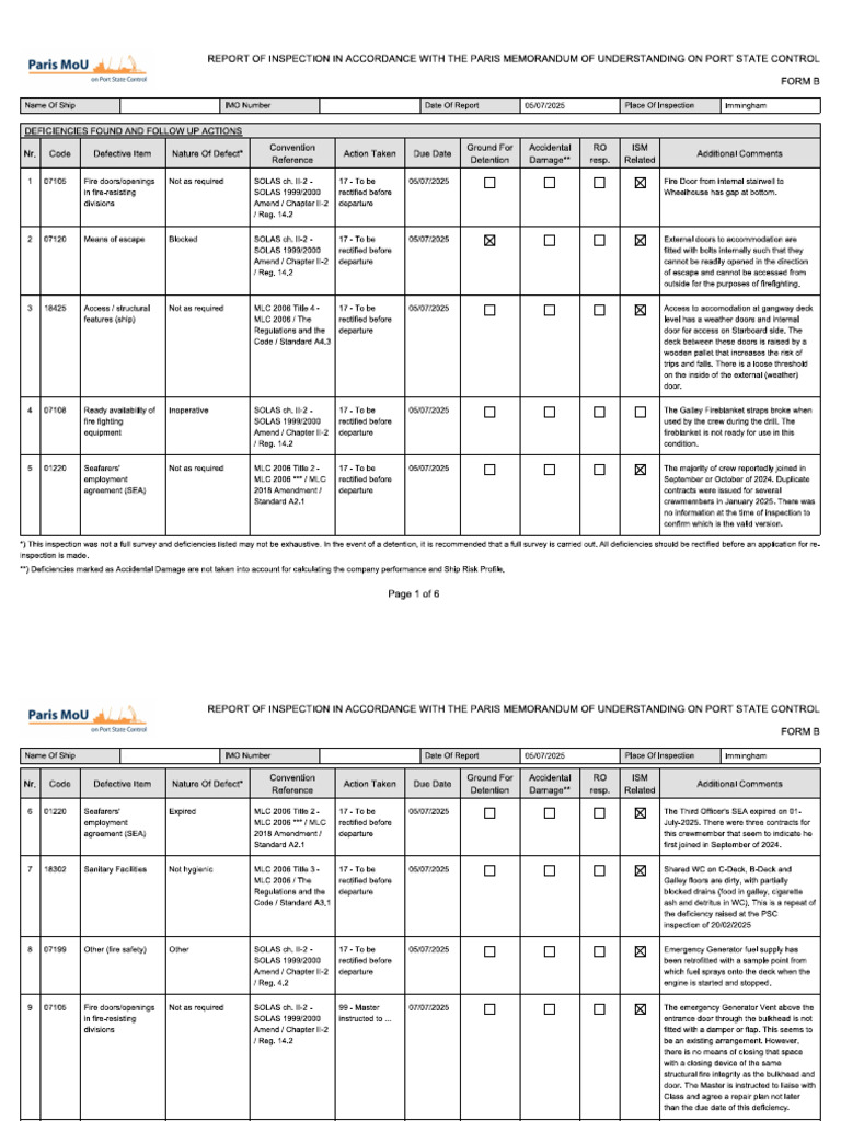 PSC Def - Report | PDF