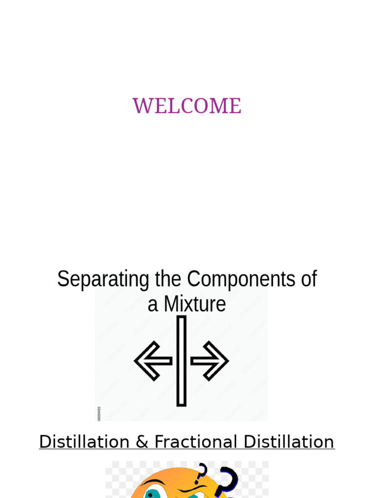 Separating The Components of A Mixture | PDF