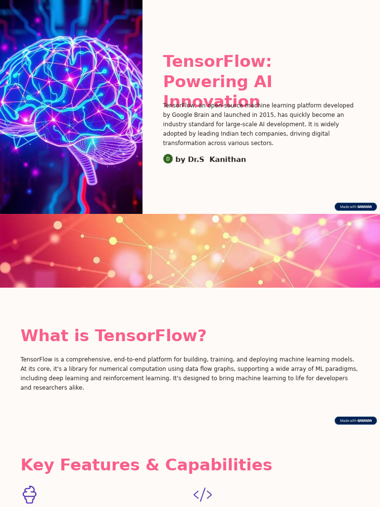 TensorFlow for Enterprise AI Solutions | PDF | Artificial Intelligence ...