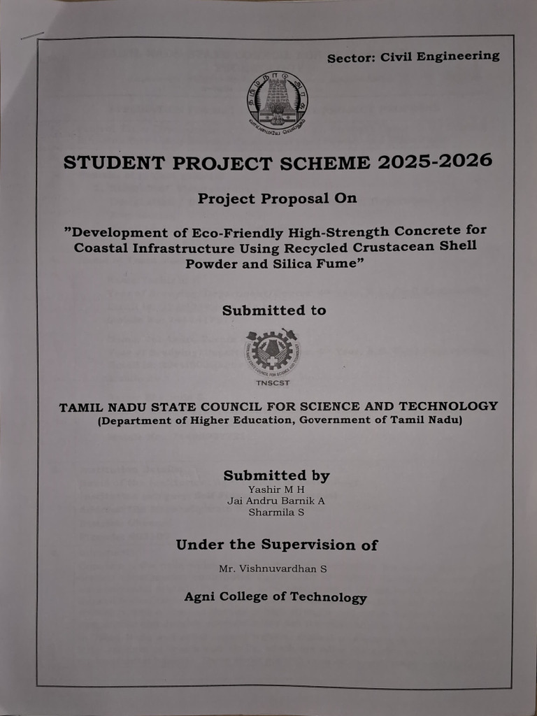 TNSCST Project | PDF