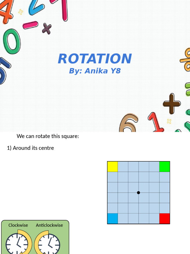 Square Rotation Techniques Explained | PDF | Geometry | Euclidean Geometry