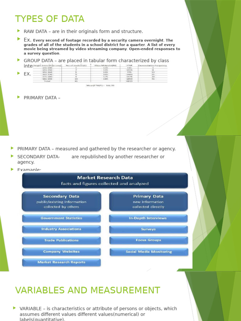 Understanding Data Types and Measurements | PDF | Level Of Measurement ...