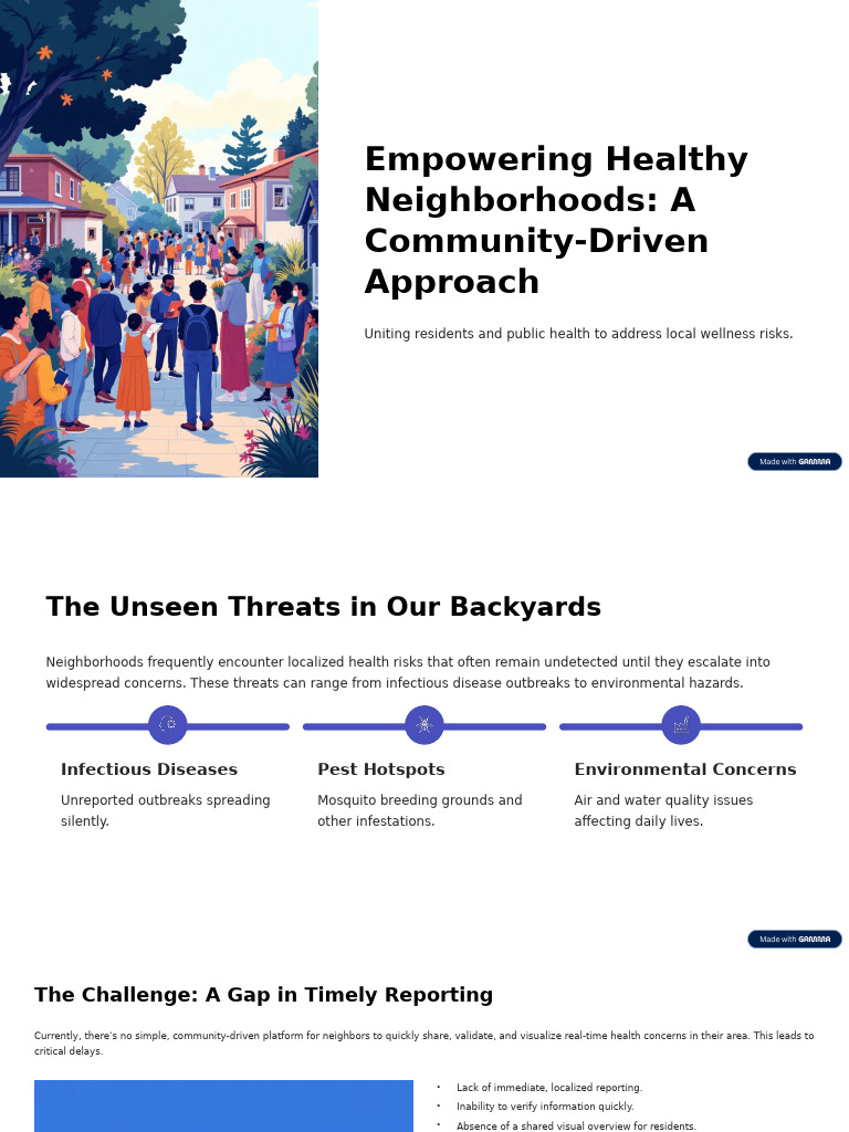 Empowering Healthy Neighborhoods A Community Driven Approach | PDF ...