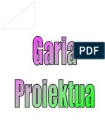 GARIAPROIEKTUA