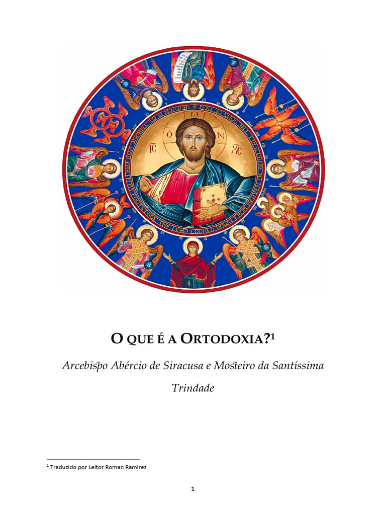 Significado da Ortodoxia Cristã | PDF | Igreja cristã | Ascetismo